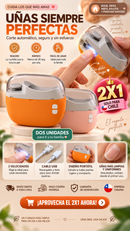 2X1 SOLO HOY CORTA UÑAS PULIDOR  AUTOMATICO  PORTATIL