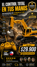 Excavadora a Control Remoto 360°