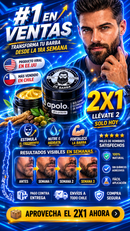 2x1 SOLO HOY EN 🔥 ESTIMULANTE DE BARBA APOLO 🔥